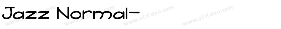 Jazz Normal字体转换